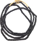 Vintage Black Venetian Glass  Beads Glass African Trade Beads