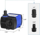 Fountain Pump  Small Adjustable Submersible Aquarium Fish Tank Hydroponics  Pond