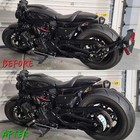 Harley Sportster S 1250     Led Tail Light   Half Moon Plate Kit     Jbsporty Cafe