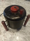 Vintage Jolly Time Electric Corn Popper  Red Wood Handles Popcorn - Cord   Works