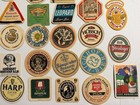 Big  Lot Of Vintage Beer Coasters Pilsner Urquell Amstel Schlitz  Germany Usa