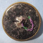Vintage Antique Mercury Mythology Large Metal Picture Button