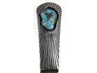 Rare Vintage Navajo Solid Sterling Silver Turquoise Letter Opener