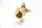 Efield 1 2  Pex X 1 2  Female Npt Drop Ear Elbow Crimp Brass Fitting  Lead Free