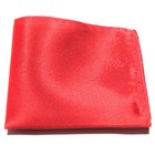 22cm Square Men Pocket Hankerchief Silk Satin Solid Paisley Hanky For Wedding