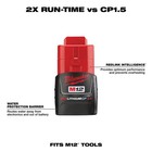 New Milwaukee M12 Cp3 0 3 0 Ah X2 Batteries  pack Of 2  48-11-2430 Lithium