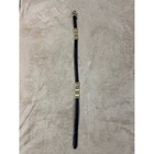 Brighton Leather Belt Womens Black Gold Buckle M 40603