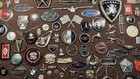 Vintage Auto Emblem Lot Resturant Mancave Shop Bar Decor