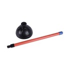 Boardwalk 09201ea 18  Plastic Handle Toilet Plunger For 5-5 8  Bowls - Rd bk New