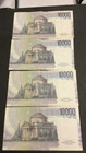  oy Of 4 Italy 10000 Lire 1984 Banknote World Paper Money Circulated