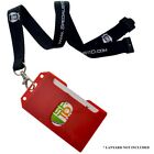 5 Pack - 2-sided Rigid Multi Card Vertical Badge Holder By Specialist Id