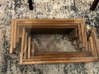 2 Set Large Wooden Tiered Riser Display Stands  12  11 2  10 4  9 6    