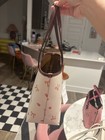 Nwt Coach City Mini Tote Bag With Bow Tie Print