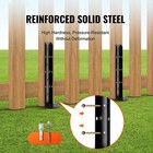 Uimoso Fence Post Anchor Repair Kit 4 Pack 2  X 2  Support Stakes Steel