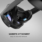 For Quest Pro Full Light Blocker silicone Facial Interface Magnetically Black