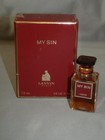 Lanvin My Sin Extrait Sealed Corded Red Stopper Hinged Presentation Box 1 4 Oz 