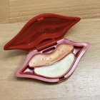 Avon Kiss n Makeup Lip Gloss Compact Lips Mouth Vintage 1970s