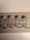 4 Vintage 1958 Ball Mason Glass Jar Salt   Pepper Shakers Original Boxes Unused 