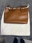Gucci Gg Emblem Large  Tote Bag Brown- Bnwt 847455aafdv
