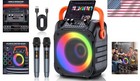 Versatile Karaoke Machine For Adults   Kids With Six Color Modes   Long Playtime