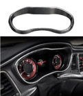 Gloss Real Carbon Fiber Dashboard Tachometer Panel Cover Fits 15-22 Challenger