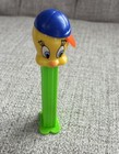 Pez Candy Dispenser Looney Tunes Tweety Bird With A Baseball Cap 1995 Green Feet