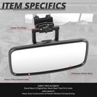 Universal Rectangle Clamp-on Design Yacht Boat Water Sport Rear View Mirror