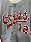 Vintage Wilson Button Up  12 Coors Baseball Jersey Jsy Ultra Rare Ebay 1 1     