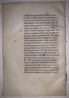 Medieval Illuminated Manuscript Leaf On Vellum  15th Century  C 1400-1499
