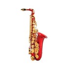 Highly Quality Red Color Style With Gold Key Alto Sax With Factory Hand Made