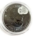 2011 Canadian Maple Leaf In Capsule - 9999 Pure Silver -numerous Milk Spots