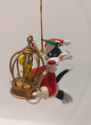 Looney Tunes Collectible Ornaments 1995 Sylvester And Tweety   In Box 
