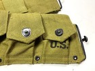 Wwii Us M1 Garand Rifle 10 Pocket Ammo Belt Od 3 