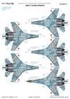 1 48 Su-27 Flanker Family Decal Color Separation Mask For Great Wall Hobby L4824
