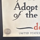 Original Wwi Us Poster  adopt The Doctrine Of The Clean Plate  21   x29   