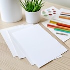 Cardstock Paper White 80lb Smooth 8 5x11 50 Sheets Invitations Business Cards