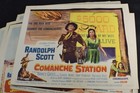 Comanche Station Lobby Card Set Complete  randolph Scott 