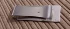 Vintage  bill  Silver Metal Tie Bar Clip Clasp Money Clasp  2 X 3 4 