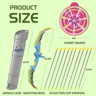 Bow And Arrow Set For Kids Archery Toy Set Led Light Up With Suction Cup Arrows