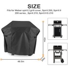 For Weber Bbq Grill Cover Spirit   2 Ii 200 E210 Waterproof Heavy Duty 48in Gas