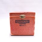Insidious By Asylum 48 X 7 Empty Wood Cigar Box 7 5  X 4 25  X 4 