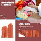 20pcs Leather Finger Cots Needle Felting Finger Protectors For Hand Craft 