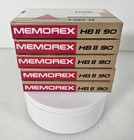 5 Pack Memorex Hb Ii  90 Audio Cassette Tapes new Sealed Rare