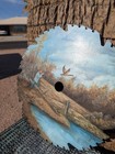 Vintage Hand Painted Saw Blade