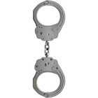 Asp 56100 Sentry Handcuffs Chain-linked Stainless Steel Restraints   Key -