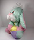 Vintage Fisher Price Puffalump Mint Green Bunny Rabbit Easter Egg Plush 1988