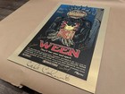 Ween Band Signed Halloween 2017 Poster  Gold Variant Rare