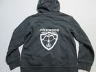 Nike Youth Unisex Size M Hoodie Black Long Sleeve Pocket Logo Print Sportwear