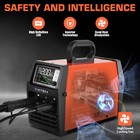 4in1 140a Mig Welder  Gasless 110v 220v Arc Lift Tig Spool Gun Inverter Hitbox