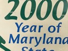 Vintage 2000 Year Of Maryland State Parks Highway Road street Sign -30   x30   